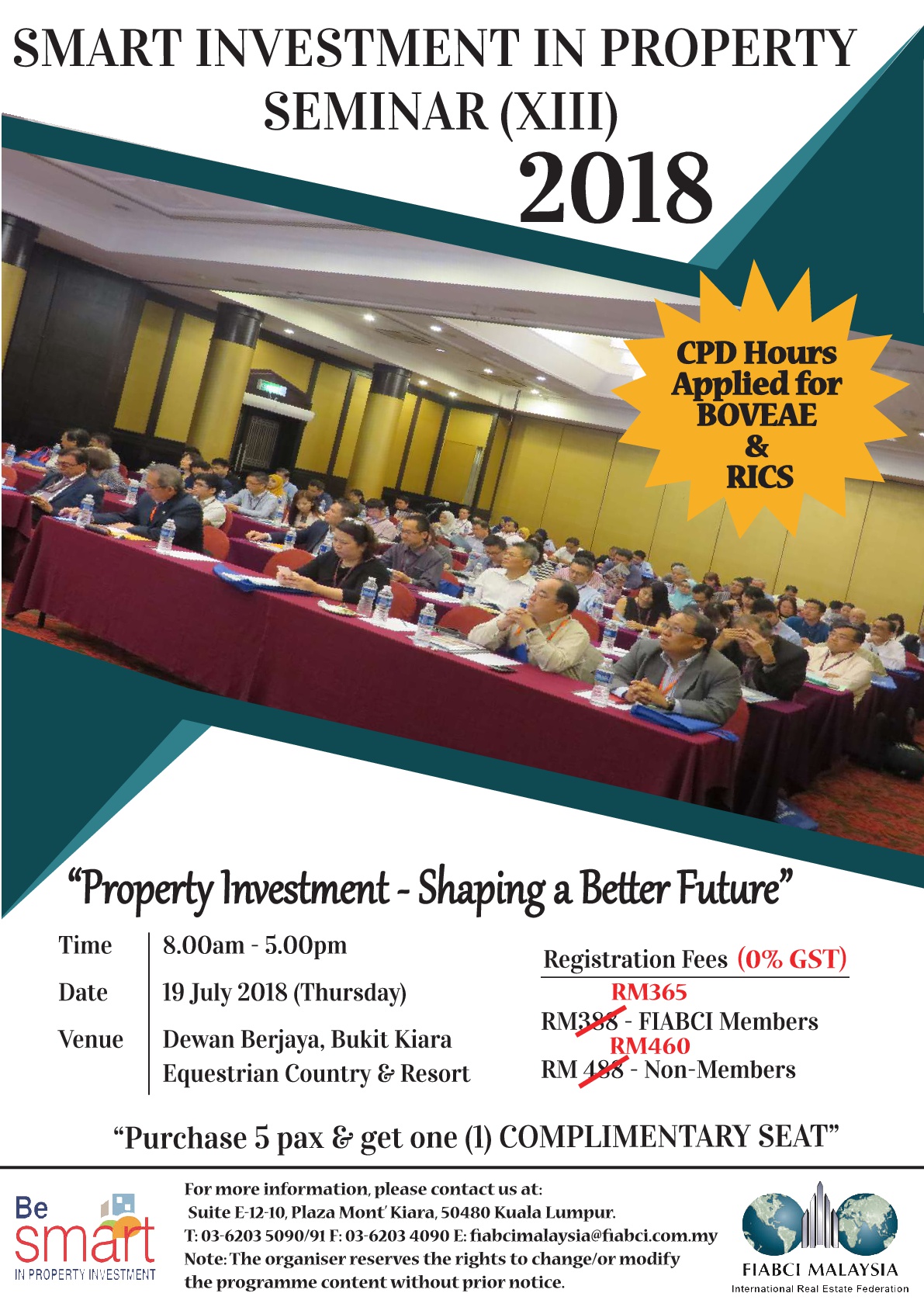 Smart Investment in Property (XIII) 2018 - FIABCI Malaysian Chapter