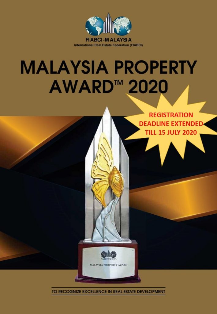 MALAYSIA PROPERTY AWARD 2020 21 REGISTRATION DEADLINE EXTENDED